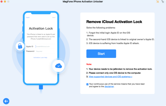 select remove icloud activation lock