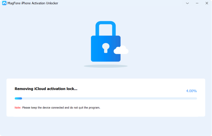 start to remove activation lock