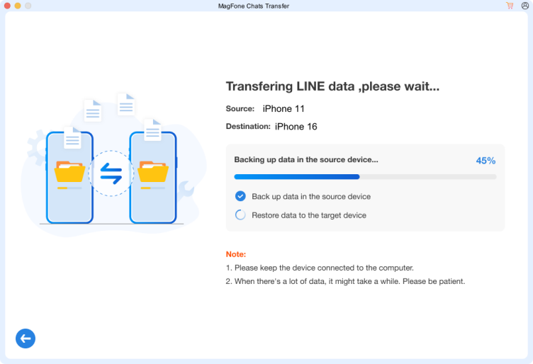 start transferring whatsapp
