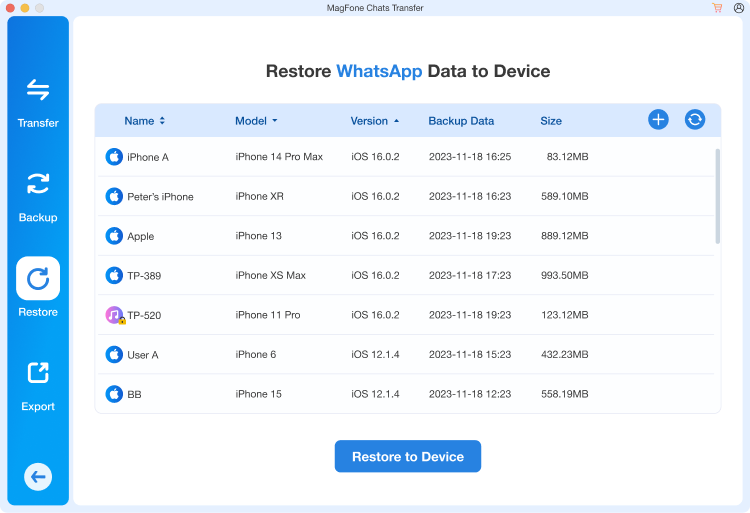 review whatsapp backup file
