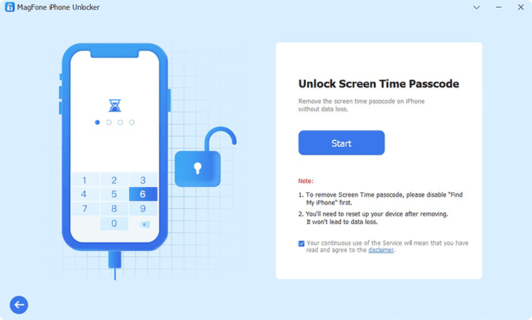 select unlock screen time