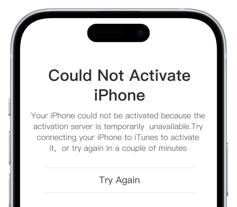could not activate iphone