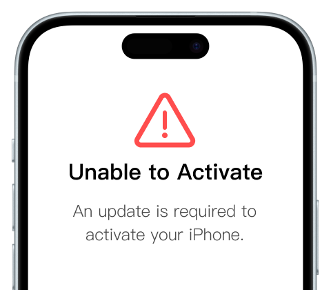 unable to activate iphone updated required