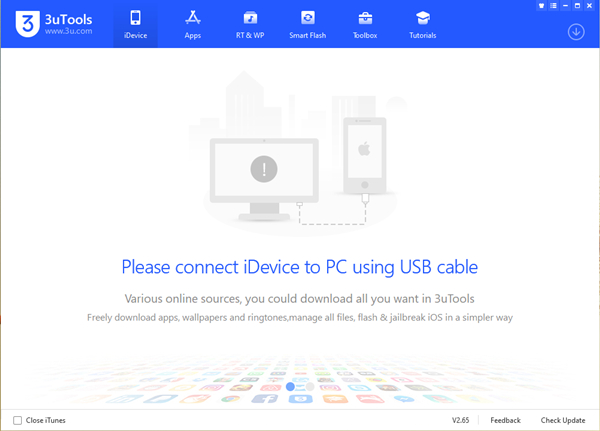 3utools interface