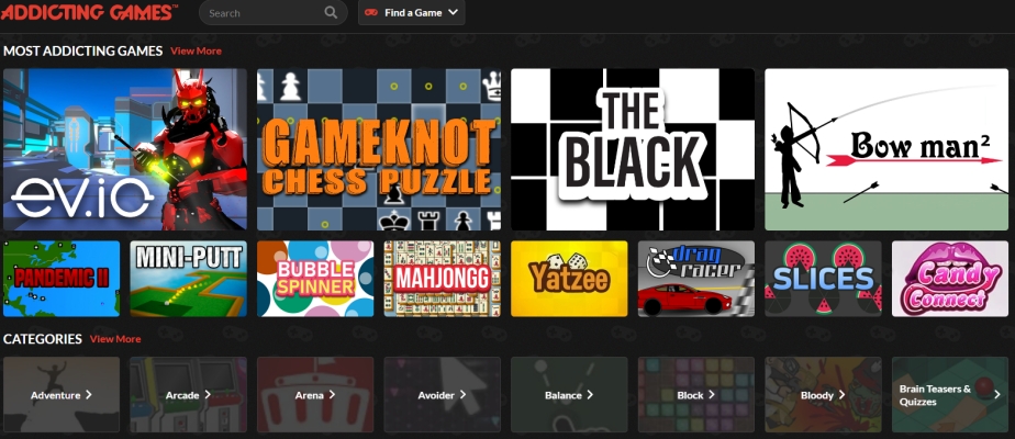 addicting games