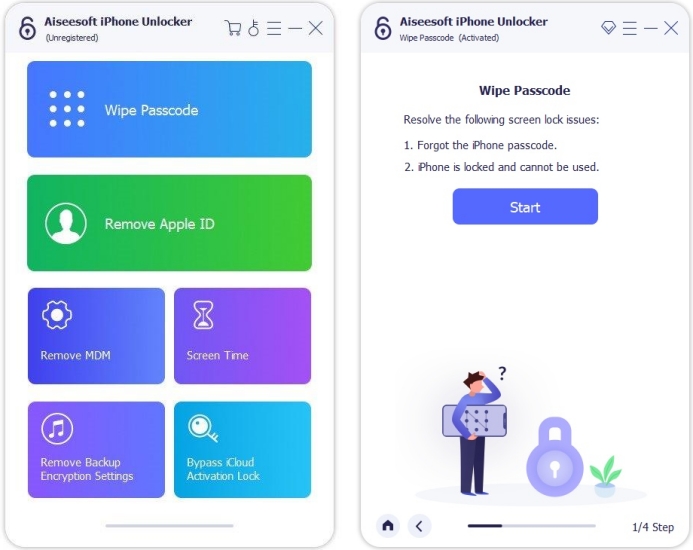aiseesoft iphone unlocker