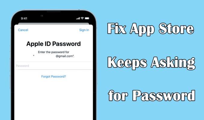app store keeps asking for password