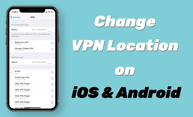 change vpn location