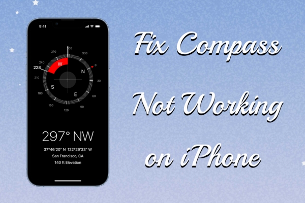compass not working on iphone