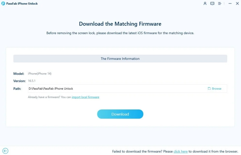 download firmware package for iphone