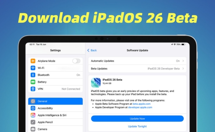 download ipados 26 beta