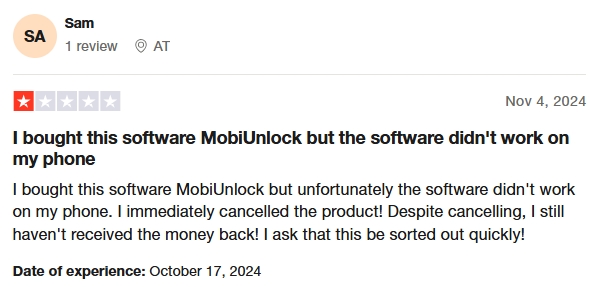 easeus mobiunlock negative review