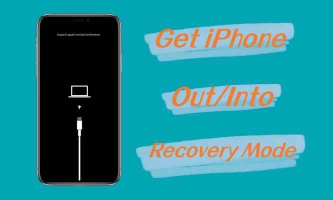 enter exit iphone recovery mode