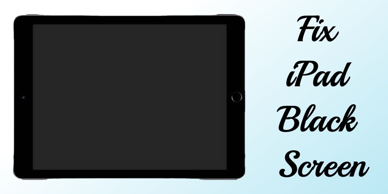 fix iPad black screen