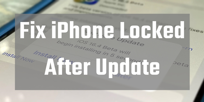 fix iphone locked after update