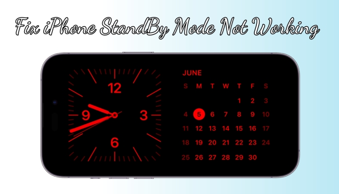fix iphone standby mode not working
