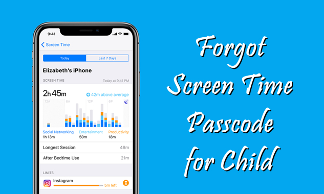 forgot screen time passcode for child