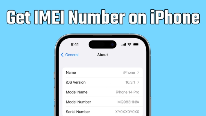 get imei number on iphone