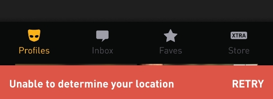 grindr unable to determine your location