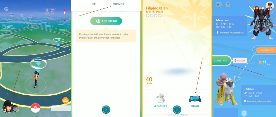how to trade legendary pokemon go