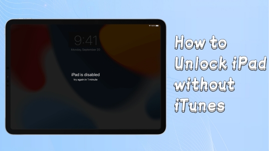 unlock iPad without iTunes