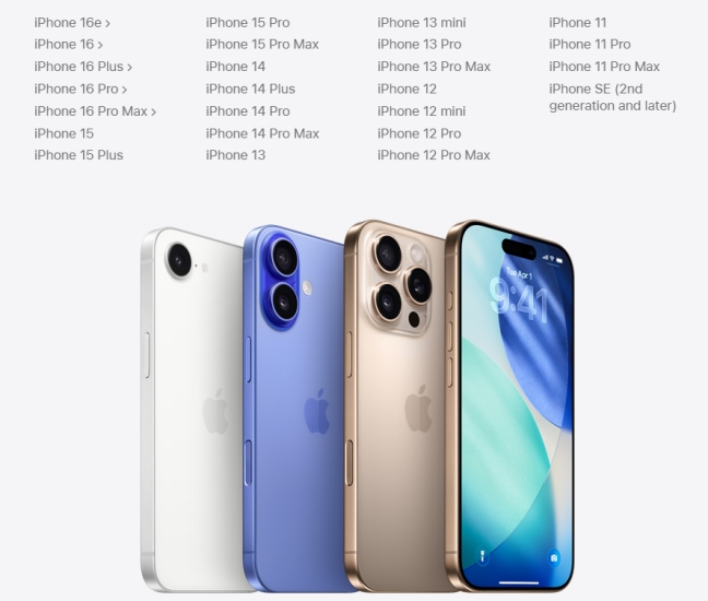 ios 26 supported devices