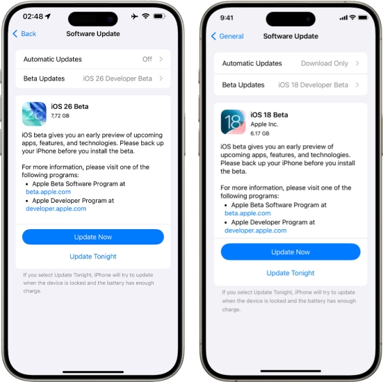 ios developer beta