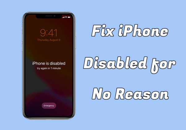 iphone disabled for no reason
