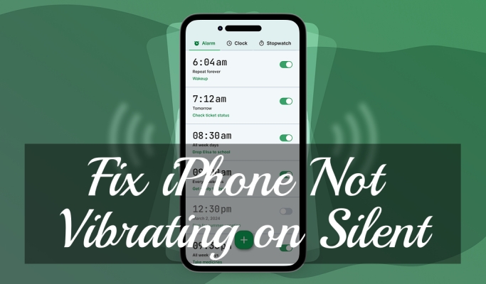 iphone not vibrating on silent
