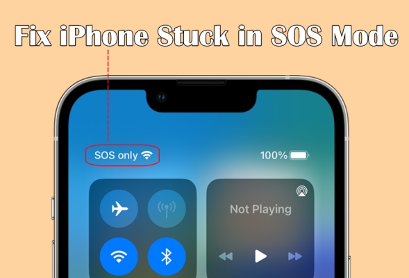 iphone stuck in sos mode