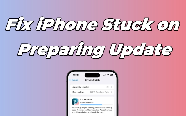 iphone stuck on preparing update