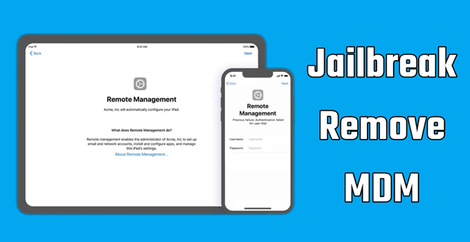 remove mdm via jailbreak