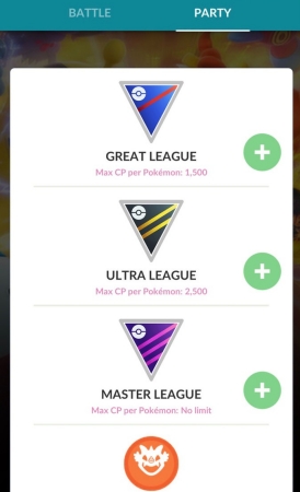 join battle party pokemon go