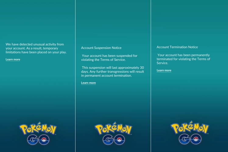 pokemon go soft ban alert
