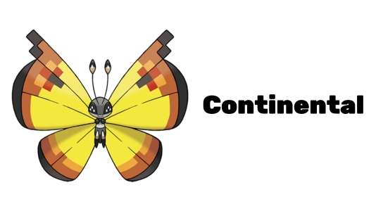 pokemon go vivillon continental