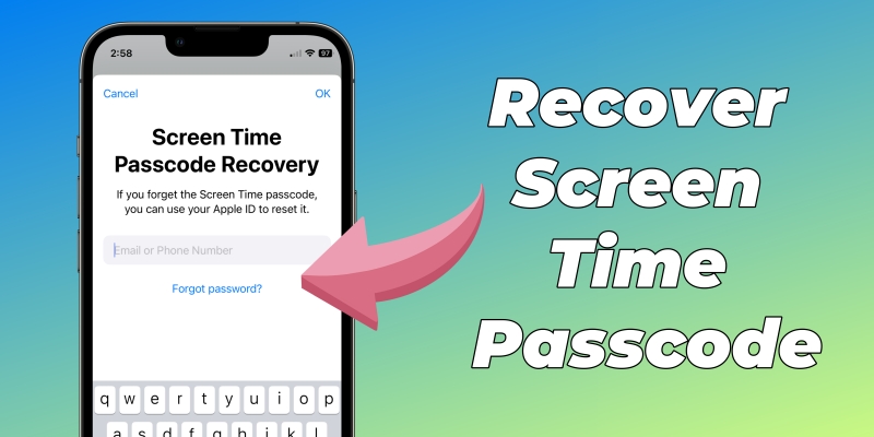 recover screen time passcode