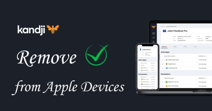 remove kandji from apple device