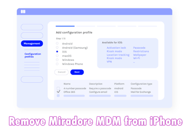 remove miradore mdm