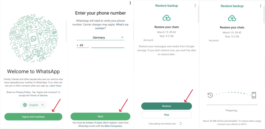 recover deleted whatsapp chats from google drive