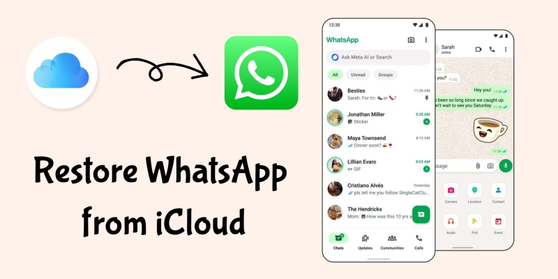 restore whatsapp from icloud