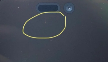 screen dust white spot iphone