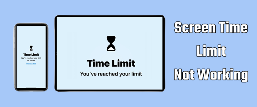 screen time limits not working