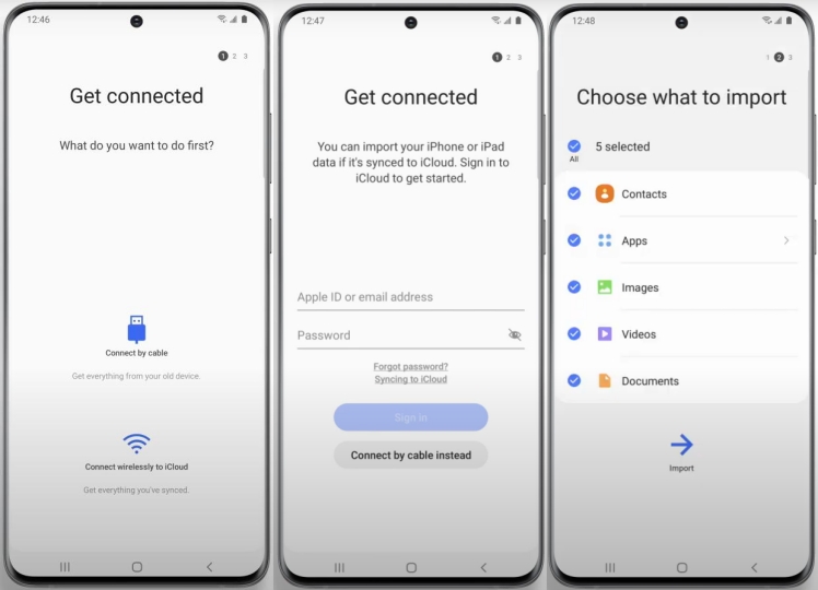 smart switch to restore from icloud