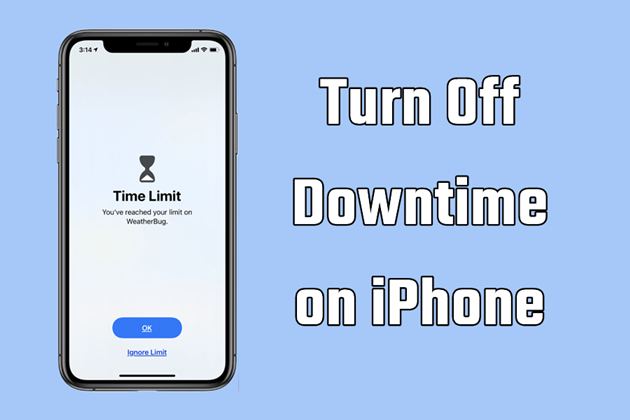 turn off downtime on iphone