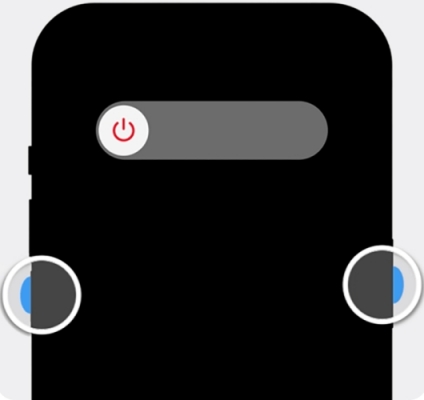 turn off iphone with face id