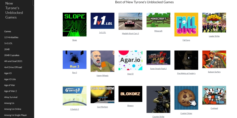 tyrone unblocked games