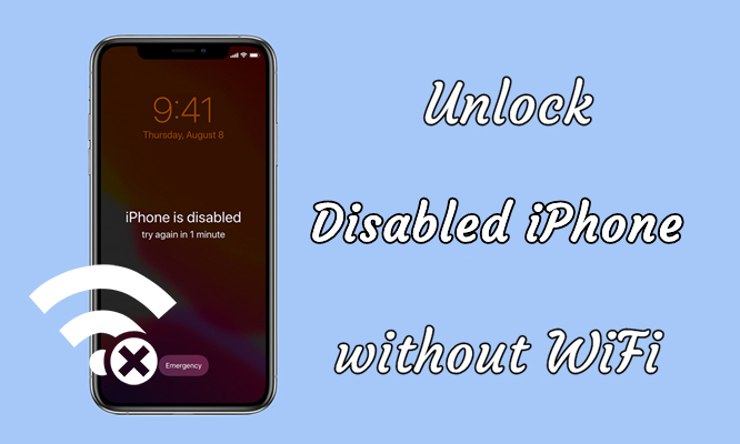 unlock disabled iphone without wifi