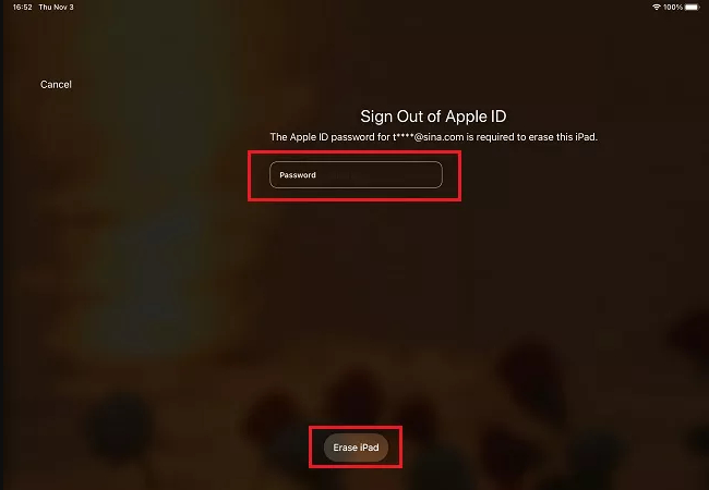 unlock iPad from Security Lockout