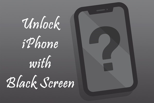 unlock iphone with black screen