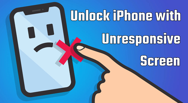 unlock iphone with unresponsive screen